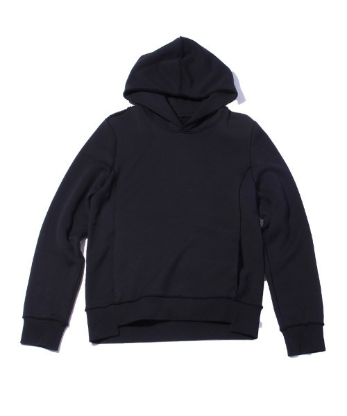 wjk(ダヴルジェイケイ)の「mpa2453-cut off sweat pull-parker パーカー(パーカー・メンズ・ピンク/トップグレー/ブラック・L/M/XL/S)」の16枚目の写真