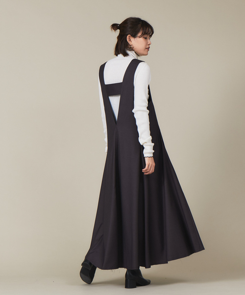 Rouge vif（ルージュヴィフ）の「ノースリーブフレアワンピース（ワンピース・レディース・ブラック/グレー・フリー）」の6枚目の写真