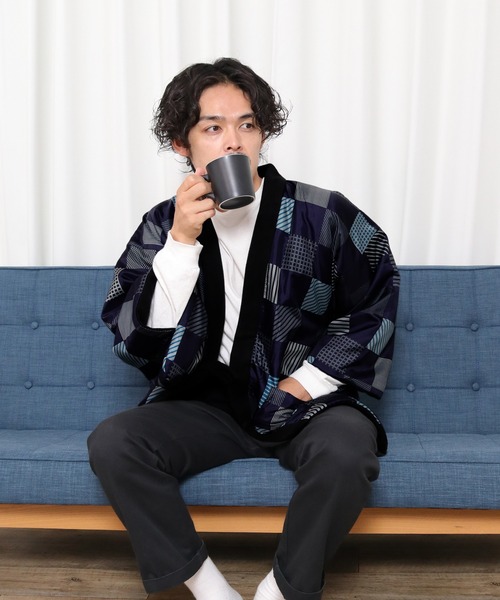 KYOETSU(キョウエツ)の「リバーシブルフリース半纏(その他アウター・メンズ・ブラック系その他/グレー系その他/ブルー系その他/ブラック系その他2/ブラック系その他3/ブラック系その他4/ブルー系その他2/ブルー系その他3・M/L)」の6枚目の写真