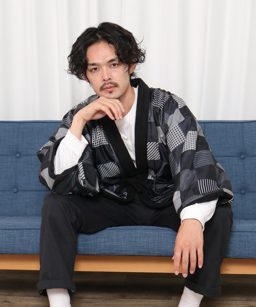 KYOETSU(キョウエツ)の「リバーシブルフリース半纏(その他アウター・メンズ・ブラック系その他/グレー系その他/ブルー系その他/ブラック系その他2/ブラック系その他3/ブラック系その他4/ブルー系その他2/ブルー系その他3・M/L)」の3枚目の写真