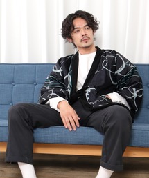 リバーシブルフリース半纏