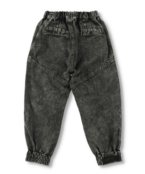 RADCHAP（ラッドチャップ）の「ケミカルデニムジョガーパンツ（デニムパンツ・キッズ・ブラック/サックスブルー・90cm/110cm/100cm/120cm/130cm/140cm）」の4枚目の写真