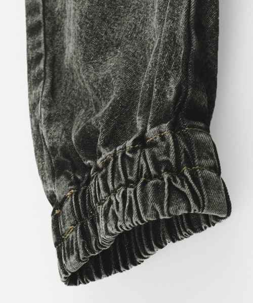 RADCHAP（ラッドチャップ）の「ケミカルデニムジョガーパンツ（デニムパンツ・キッズ・ブラック/サックスブルー・90cm/110cm/100cm/120cm/130cm/140cm）」の8枚目の写真