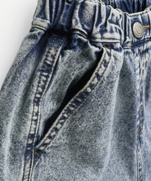 RADCHAP（ラッドチャップ）の「ケミカルデニムジョガーパンツ（デニムパンツ・キッズ・ブラック/サックスブルー・90cm/110cm/100cm/120cm/130cm/140cm）」の13枚目の写真