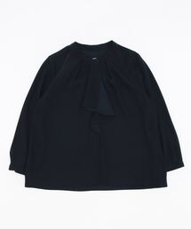 12Twelve Agenda（トゥエルブ　アジェンダ）の「【ジャケットのインスタイルにも♪】フレンチキスフリルデザインブラウス（シャツ/ブラウス）」