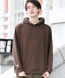 Beauty&Habit | 【Beauty&Habit】ロゴワッペンパーカー/トレーナー/ワンポイント/綿100/プルオーバー(パーカー)