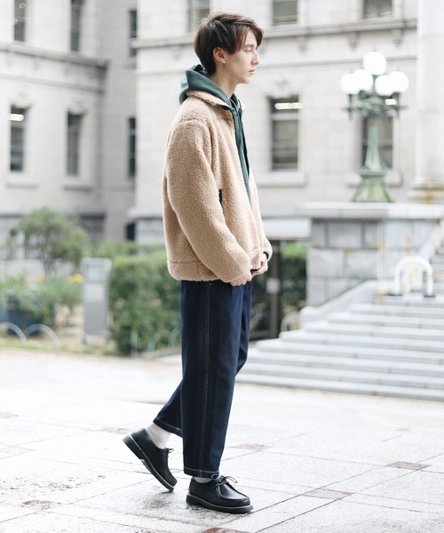 Beauty&Habit（ビューティアンドハビット）の「【Beauty&Habit】ワンポイントロゴワッペンパーカー（パーカー・メンズ・ベージュ/ブラウン/グリーン系その他・M/L/XL）」の10枚目の写真