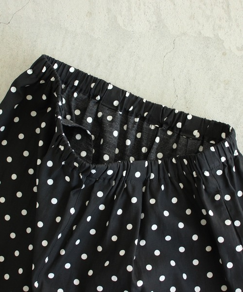 yuni（ユニ ）の「キュプラ/コットン dot プリント petti パンツ