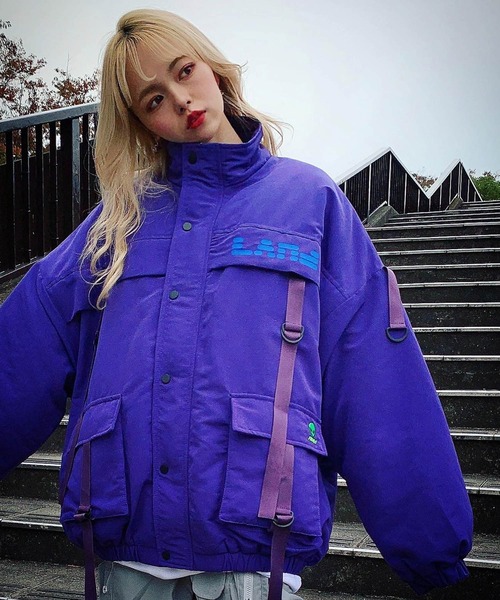 LAND by MILKBOY（ランドバイミルクボーイ）の「GREY PADDED JACKETS 