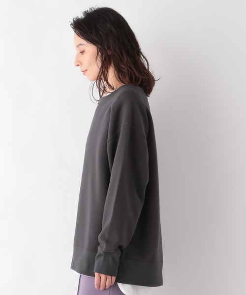 LEPSIM（レプシィム）の「パウダリープルオーバー2　925808（スウェット・レディース・グレイッシュベージュ/ブラック/ブラウン・FREE）」の8枚目の写真