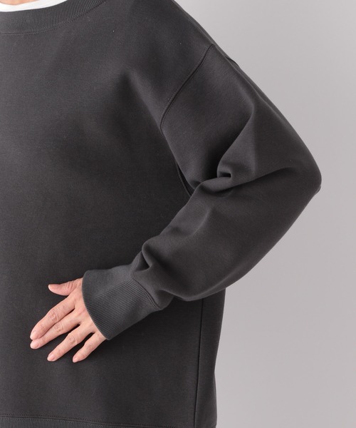LEPSIM（レプシィム）の「パウダリープルオーバー2　925808（スウェット・レディース・グレイッシュベージュ/ブラック/ブラウン・FREE）」の11枚目の写真