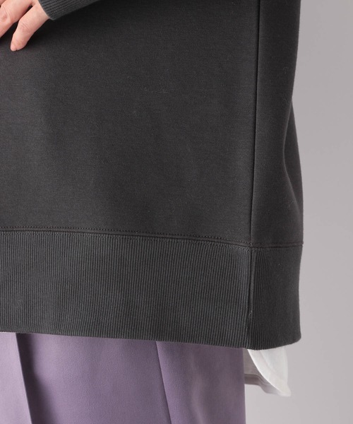 LEPSIM（レプシィム）の「パウダリープルオーバー2　925808（スウェット・レディース・グレイッシュベージュ/ブラック/ブラウン・FREE）」の12枚目の写真