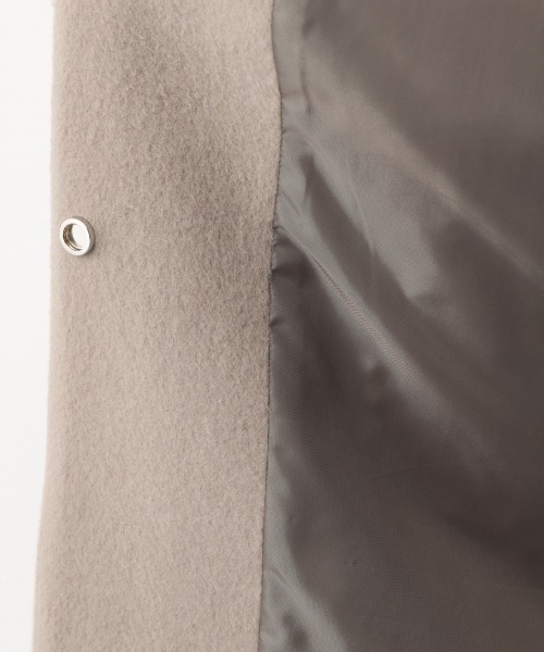 A part by（アパートバイ）の「WコンVノーカラーコート　926535（ノーカラーコート・レディース・アイボリー/ブラック/ブラウン系その他2/ピンク系その他6・FREE）」の20枚目の写真