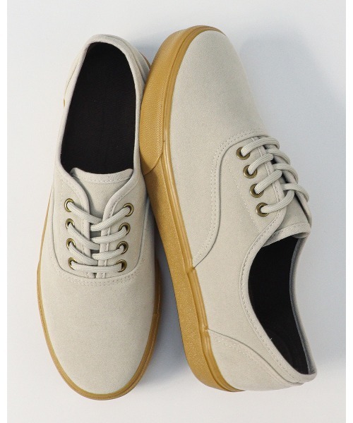 AAA+（サンエープラス）の「AAA+ /バルカナイズド製法 ローカットスニーカー(2397)（スニーカー・メンズ・その他/ワイン/ブラック/ブラウン/キャメル/グレー/アイボリー・42/43/45/44/46/40/41）」の4枚目の写真