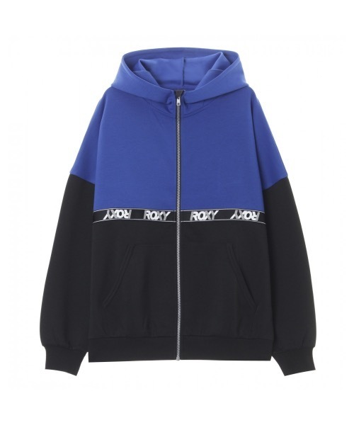 ROXY(ロキシー)の「BRUSH ZIP/ロキシー パーカー ジップアップ フィットネス ジム ヨガ ランニング ルームウェア・ワンマイルウェアにも(パーカー・レディース・ホワイト/ブルー/ブラック・SMALL/MEDIUM/LARGE)」の4枚目の写真