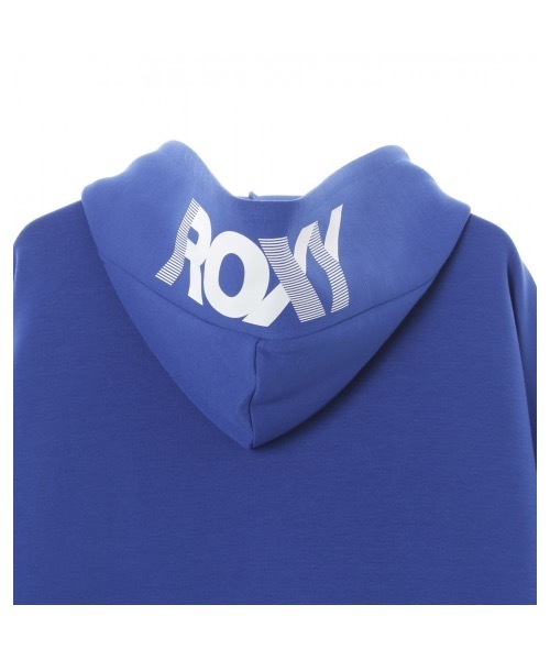 ROXY(ロキシー)の「BRUSH ZIP/ロキシー パーカー ジップアップ フィットネス ジム ヨガ ランニング ルームウェア・ワンマイルウェアにも(パーカー・レディース・ホワイト/ブルー/ブラック・SMALL/MEDIUM/LARGE)」の6枚目の写真