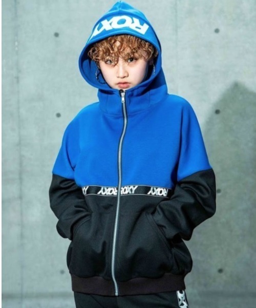 ROXY(ロキシー)の「BRUSH ZIP/ロキシー パーカー ジップアップ フィットネス ジム ヨガ ランニング ルームウェア・ワンマイルウェアにも(パーカー・レディース・ホワイト/ブルー/ブラック・SMALL/MEDIUM/LARGE)」の13枚目の写真