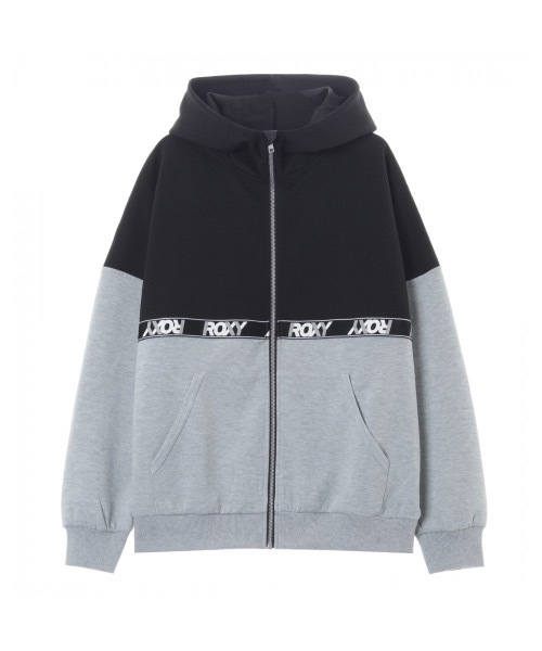 ROXY(ロキシー)の「BRUSH ZIP/ロキシー パーカー ジップアップ フィットネス ジム ヨガ ランニング ルームウェア・ワンマイルウェアにも(パーカー・レディース・ホワイト/ブルー/ブラック・SMALL/MEDIUM/LARGE)」の9枚目の写真