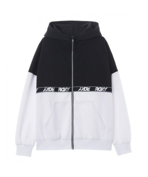 ROXY(ロキシー)の「BRUSH ZIP/ロキシー パーカー ジップアップ フィットネス ジム ヨガ ランニング ルームウェア・ワンマイルウェアにも(パーカー・レディース・ホワイト/ブルー/ブラック・SMALL/MEDIUM/LARGE)」の8枚目の写真