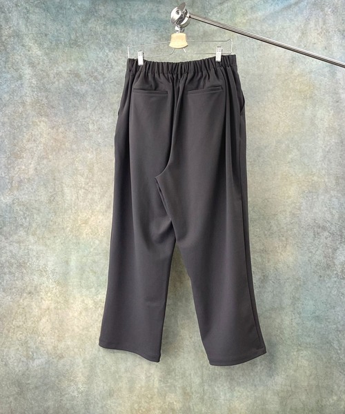 Beno（ビーノ）の「ストレッチカットジョーゼット ワイド テーパード イージー トラウザーズ（スラックス・メンズ・ブラック/チャコールグレー/オリーブ/グレー/ネイビー/ワイン/ブラウン/ベージュ・M/XL/L）」の11枚目の写真