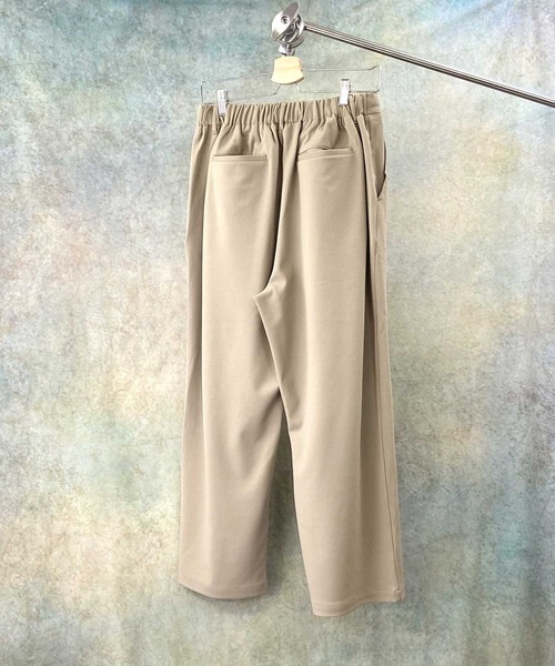 Beno（ビーノ）の「ストレッチカットジョーゼット ワイド テーパード イージー トラウザーズ（スラックス・メンズ・ブラック/チャコールグレー/オリーブ/グレー/ネイビー/ワイン/ブラウン/ベージュ・M/XL/L）」の15枚目の写真