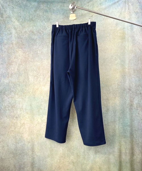 Beno（ビーノ）の「ストレッチカットジョーゼット ワイド テーパード イージー トラウザーズ（スラックス・メンズ・ブラック/チャコールグレー/オリーブ/グレー/ネイビー/ワイン/ブラウン/ベージュ・M/XL/L）」の9枚目の写真