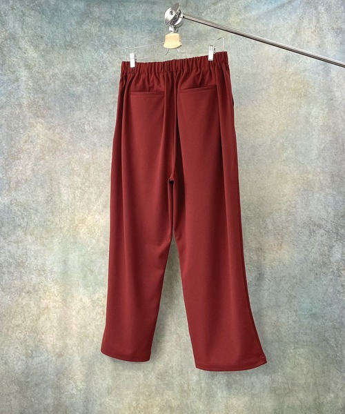 Beno（ビーノ）の「ストレッチカットジョーゼット ワイド テーパード イージー トラウザーズ（スラックス・メンズ・ブラック/チャコールグレー/オリーブ/グレー/ネイビー/ワイン/ブラウン/ベージュ・M/XL/L）」の14枚目の写真