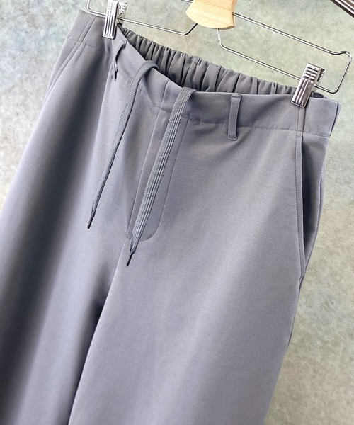 Beno（ビーノ）の「ストレッチカットジョーゼット ワイド テーパード イージー トラウザーズ（スラックス・メンズ・ブラック/チャコールグレー/オリーブ/グレー/ネイビー/ワイン/ブラウン/ベージュ・M/XL/L）」の22枚目の写真