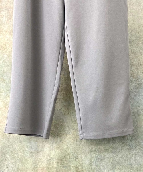 Beno（ビーノ）の「ストレッチカットジョーゼット ワイド テーパード イージー トラウザーズ（スラックス・メンズ・ブラック/チャコールグレー/オリーブ/グレー/ネイビー/ワイン/ブラウン/ベージュ・M/XL/L）」の10枚目の写真