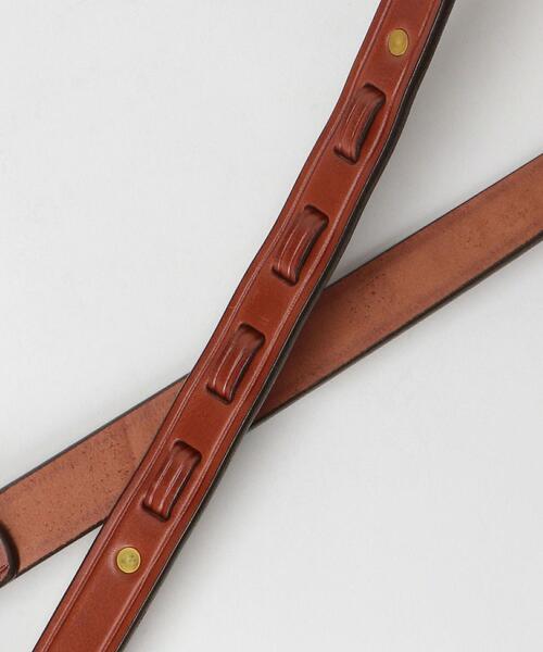 TORY LEATHER(トリーレザー)の「<TORY LEATHER>レザーミニヒヅメベルト ◆(ベルト・レディース・ブラック/ブラウン・FREE)」の4枚目の写真