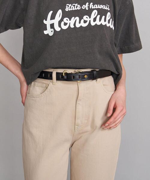 TORY LEATHER(トリーレザー)の「<TORY LEATHER>レザーミニヒヅメベルト ◆(ベルト・レディース・ブラック/ブラウン・FREE)」の7枚目の写真