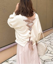 バックレースアップスウェット【ZOZOTOWN限定アイテム】【2AP】