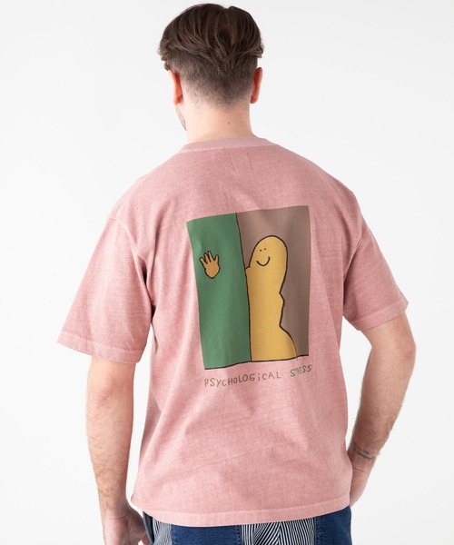 KRIFF MAYER（クリフメイヤー）の「マークゴンザレスTEE(wall)（Tシャツ/カットソー・メンズ・レッド/オフホワイト/ネイビー・LARGE/MEDIUM/X-LARGE）」の3枚目の写真