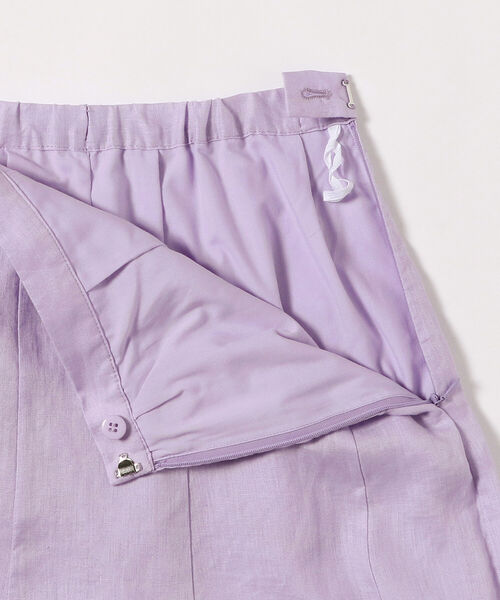 Ray BEAMS（レイビームス）の「Ray BEAMS / リネン フレア ロングスカート（スカート・レディース・ブラック/ラベンダー/ケリー・1/0）」の19枚目の写真