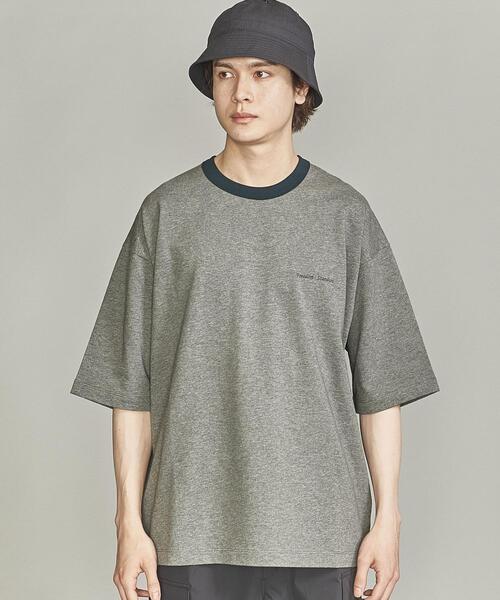 BEAUTY&YOUTH UNITED ARROWS(ビューティーアンドユースユナイテッドアローズ)の「【Wellness Sports Wear】 BY FREEDOM STANDARD リンガー Tシャツ(Tシャツ/カットソー・メンズ・ライム/ベージュ/グレー/ホワイト・S/L/M/XL)」の12枚目の写真