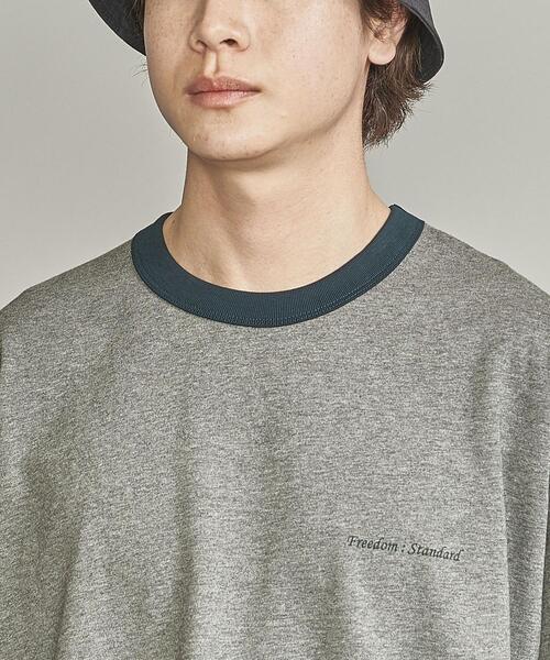 BEAUTY&YOUTH UNITED ARROWS(ビューティーアンドユースユナイテッドアローズ)の「【Wellness Sports Wear】 BY FREEDOM STANDARD リンガー Tシャツ(Tシャツ/カットソー・メンズ・ライム/ベージュ/グレー/ホワイト・S/L/M/XL)」の18枚目の写真