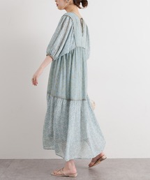 【WEB限定カラー有り】パッチワークフラワーワンピース
