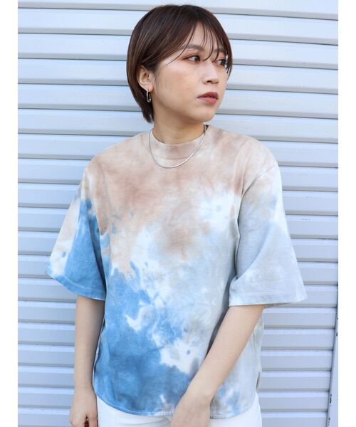 MURUA(ムルーア)の「USコットンベーシックタイダイTee(Tシャツ/カットソー・レディース・その他1・FREE)」の1枚目の写真