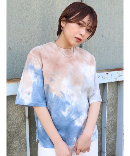 MURUA(ムルーア)の「USコットンベーシックタイダイTee(Tシャツ/カットソー・レディース・その他1・FREE)」の7枚目の写真