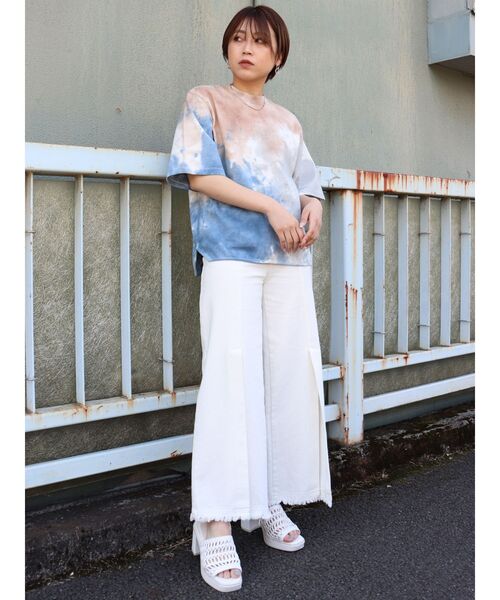 MURUA(ムルーア)の「USコットンベーシックタイダイTee(Tシャツ/カットソー・レディース・その他1・FREE)」の8枚目の写真