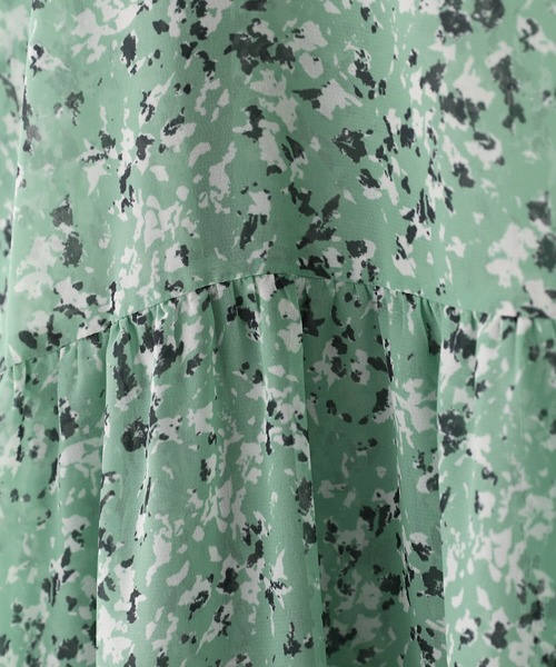 osharewalker(オシャレウォーカー)の「【廃盤】『総柄ロングシアーカーディガン』(カーディガン/ボレロ・レディース・イエロー/ブラック/ミント・FREE)」の15枚目の写真