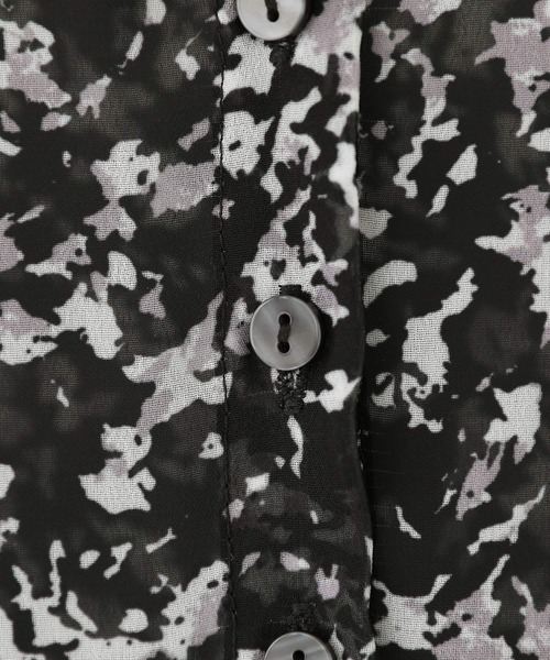 osharewalker(オシャレウォーカー)の「【廃盤】『総柄ロングシアーカーディガン』(カーディガン/ボレロ・レディース・イエロー/ブラック/ミント・FREE)」の22枚目の写真