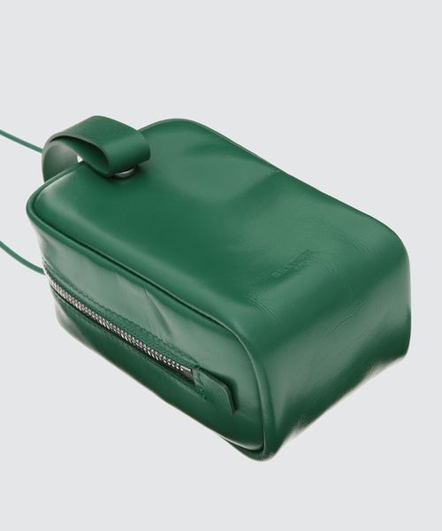 BELPER（ベルパー）の「BOX BAG（ハンドバッグ・レディース・ブラック/グリーン・FREE）」の4枚目の写真