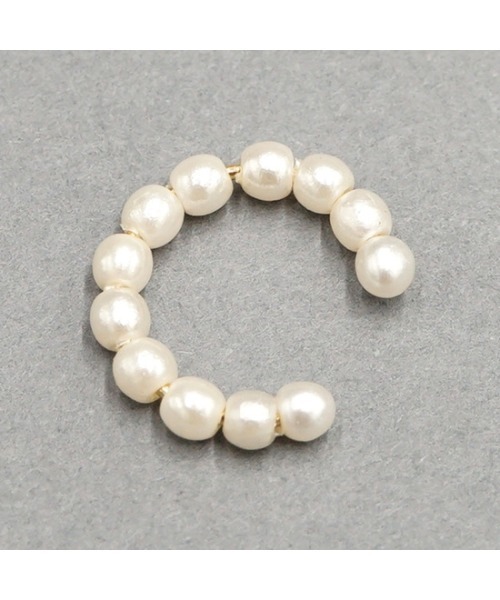 flower（フラワー）の「パーリーイヤーカフ（イヤーカフ・レディース・ホワイト・FREE）」の7枚目の写真