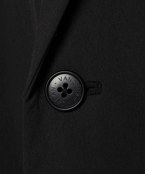 VANQUISH（ヴァンキッシュ）の「4WAY STRETCH CHESTER COAT ＊（チェスターコート・メンズ・ブラック/ネイビー・MEDIUM/LARGE）」の13枚目の写真
