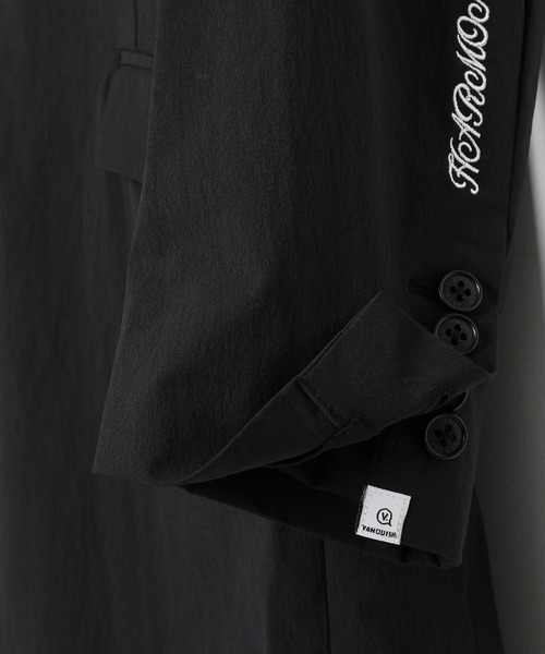 VANQUISH（ヴァンキッシュ）の「4WAY STRETCH CHESTER COAT ＊（チェスターコート・メンズ・ブラック/ネイビー・MEDIUM/LARGE）」の11枚目の写真