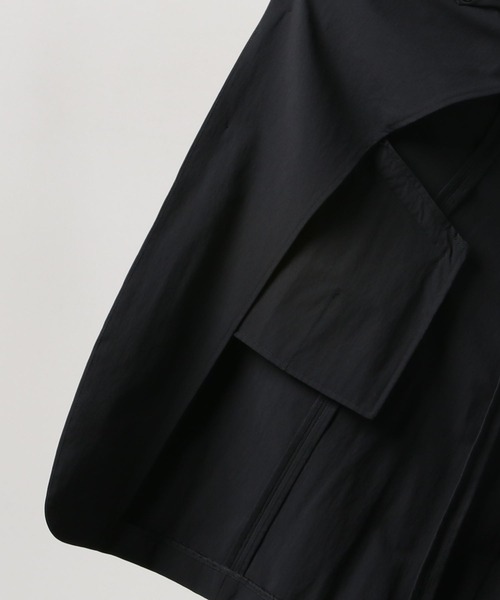 VANQUISH（ヴァンキッシュ）の「4WAY STRETCH CHESTER COAT ＊（チェスターコート・メンズ・ブラック/ネイビー・MEDIUM/LARGE）」の4枚目の写真