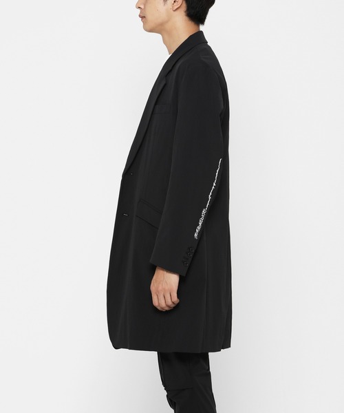 VANQUISH（ヴァンキッシュ）の「4WAY STRETCH CHESTER COAT ＊（チェスターコート・メンズ・ブラック/ネイビー・MEDIUM/LARGE）」の15枚目の写真