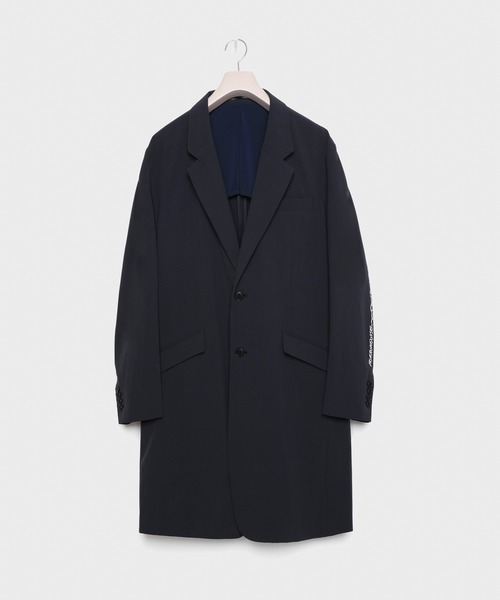 VANQUISH（ヴァンキッシュ）の「4WAY STRETCH CHESTER COAT ＊（チェスターコート・メンズ・ブラック/ネイビー・MEDIUM/LARGE）」の20枚目の写真