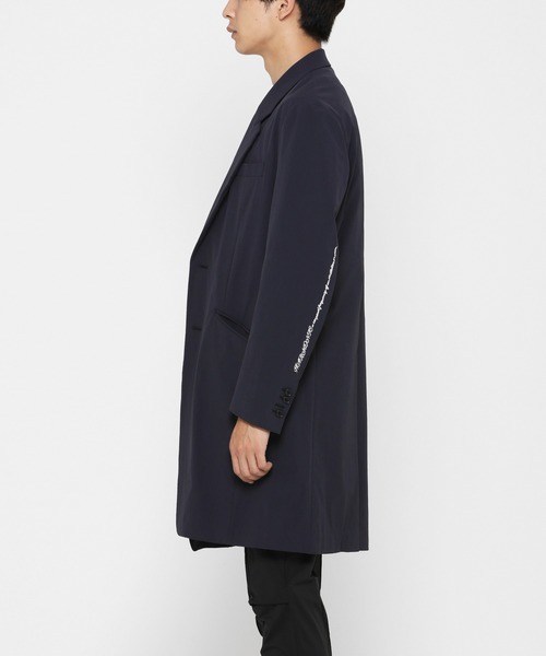 VANQUISH（ヴァンキッシュ）の「4WAY STRETCH CHESTER COAT ＊（チェスターコート・メンズ・ブラック/ネイビー・MEDIUM/LARGE）」の18枚目の写真